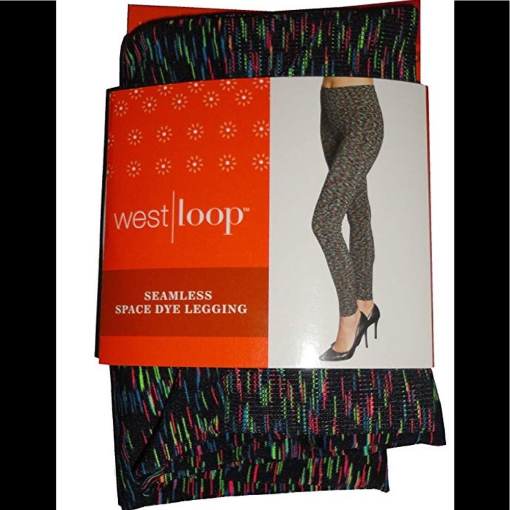 Black Space Leggings L/XL